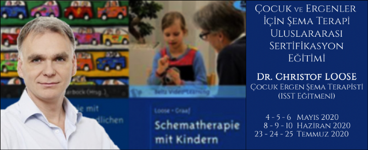 Kayıtlar Kapandı. Dr Christof Loose, Çocuk ve Ergen Şema Terapi Uluslararası Sertifikasyon Eğitimi 